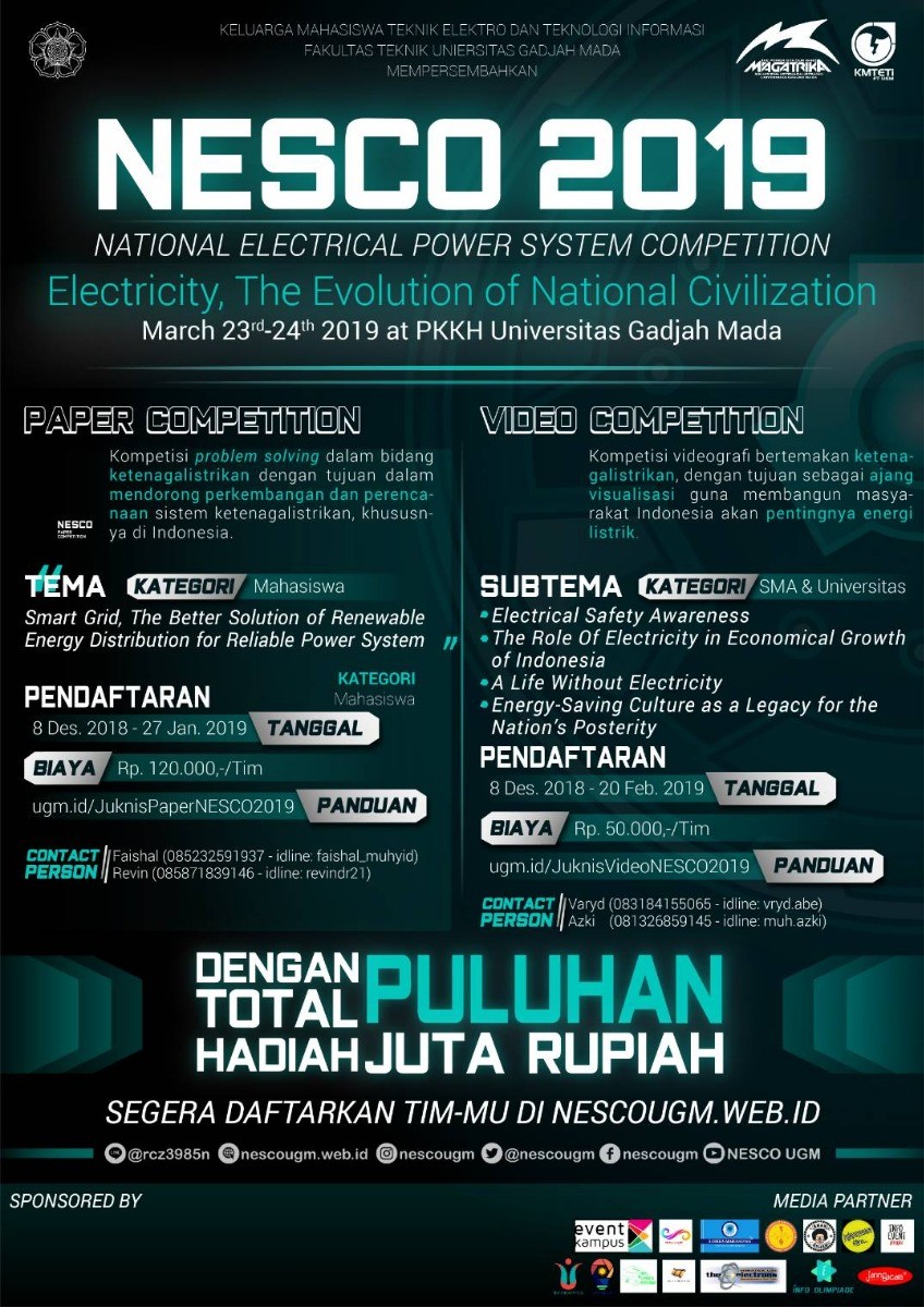 Poster National Electrical Power System Competition (NESCO)