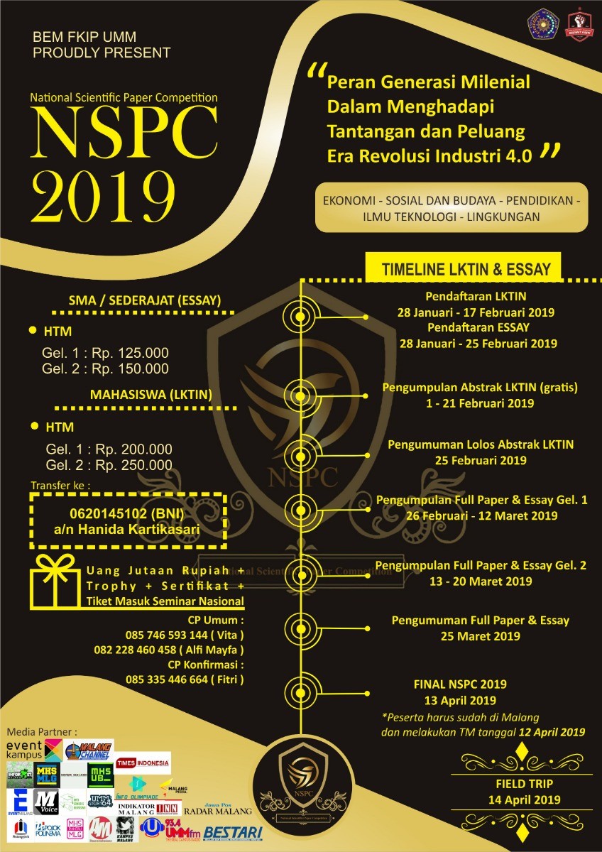 Poster NSPC (National Scientific Paper Competition)