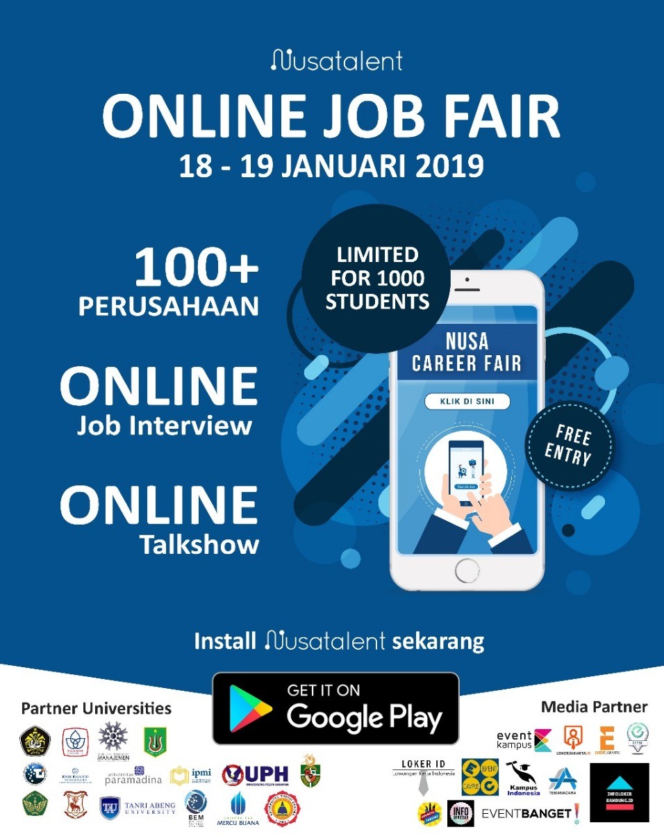 Poster Online Job Fair