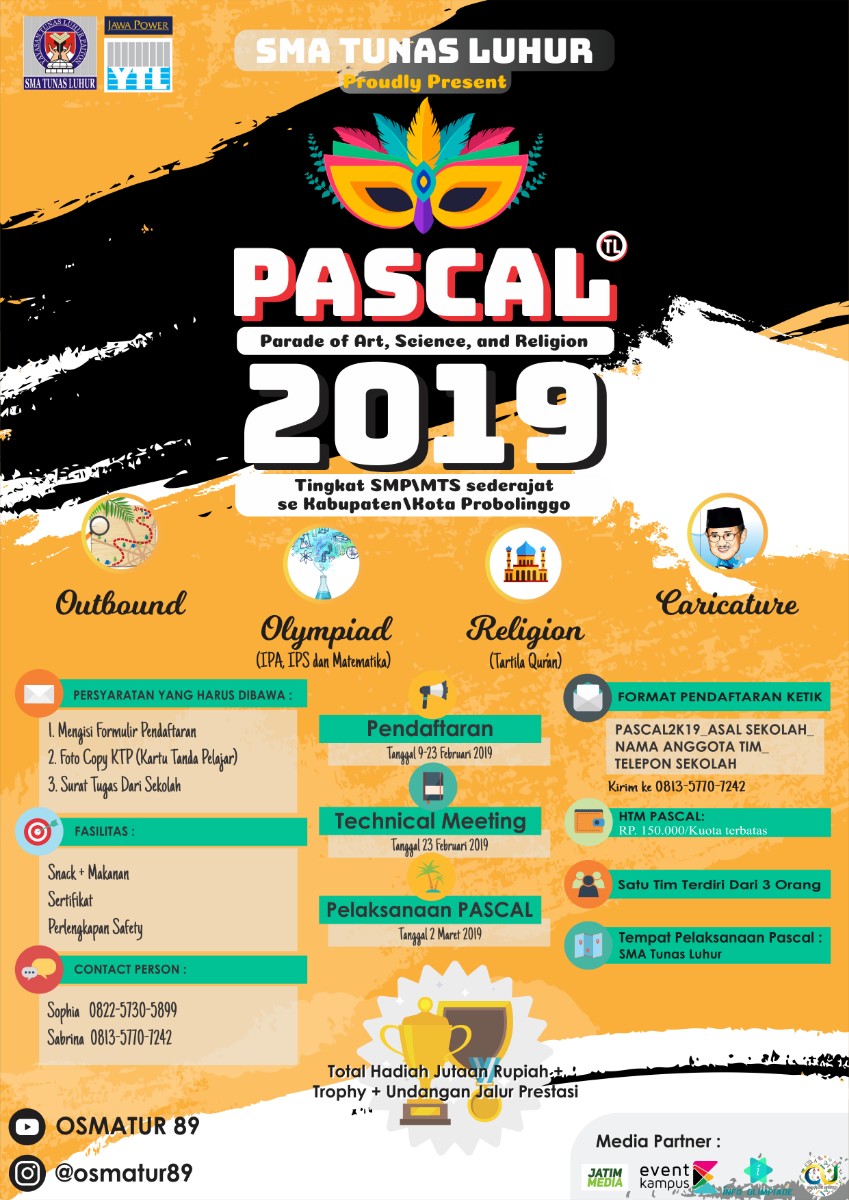 Poster PASCAL 2K19