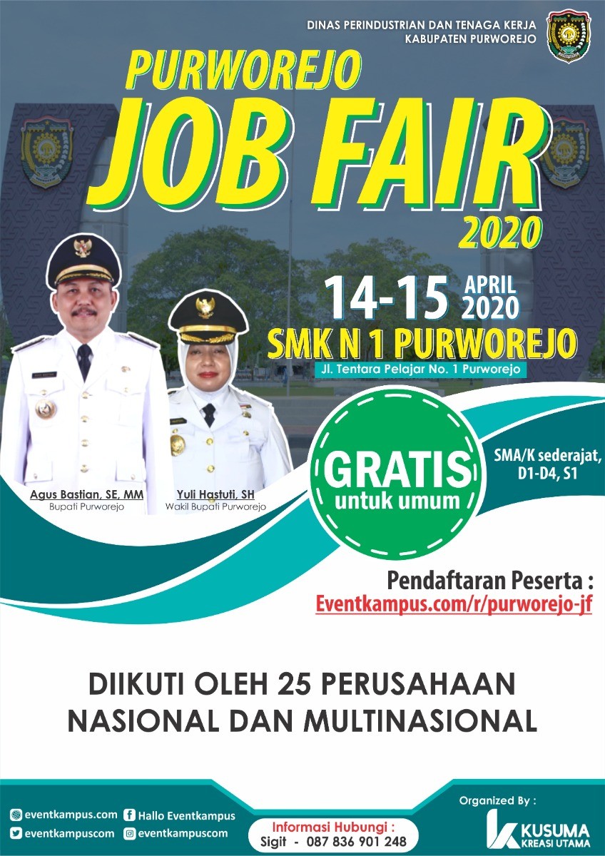 Poster Purworejo Job Fair 2020