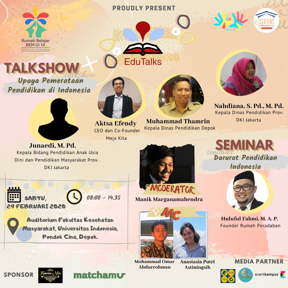 Poster Seminar Education talks (edutalks)