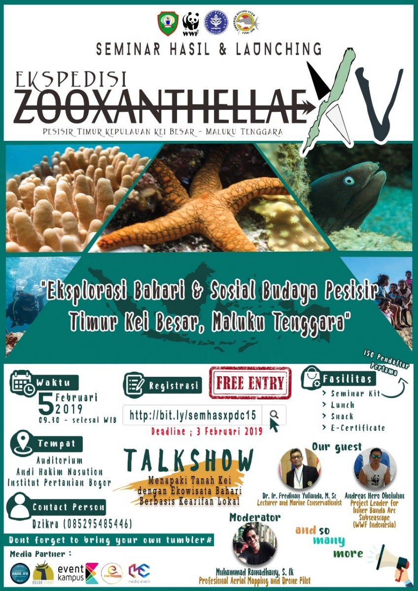 Poster Seminar Hasil Dan Launching Ekspedisi ZOOXANTHELLAE XV