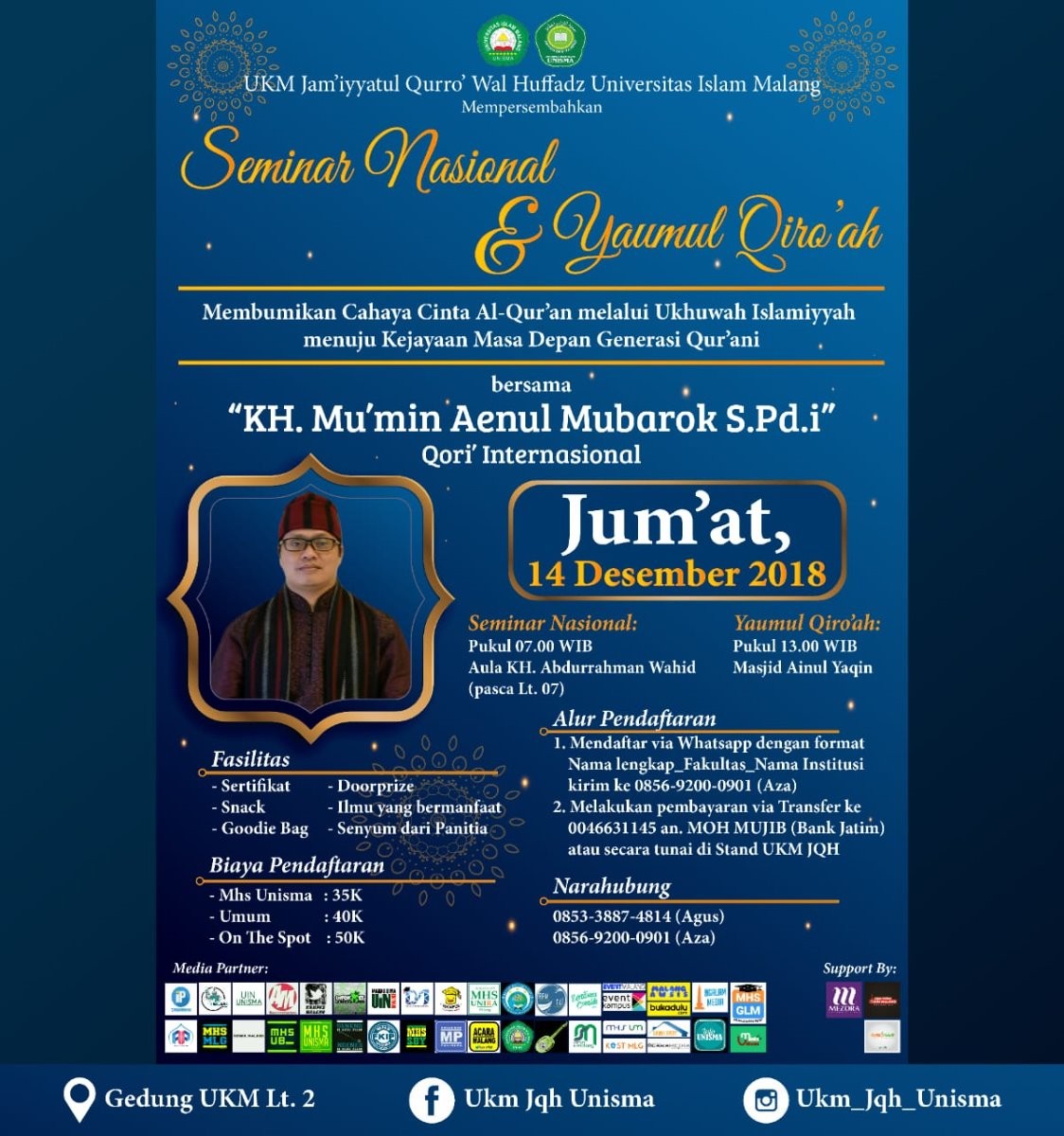 Poster Seminar Nasional dan Yaumul Qiro'ah