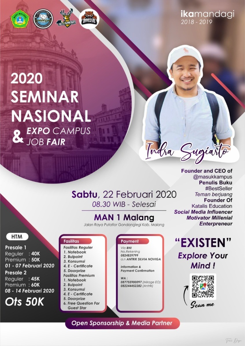 Poster Seminar Nasional Expo Capus & Job Fair 2020