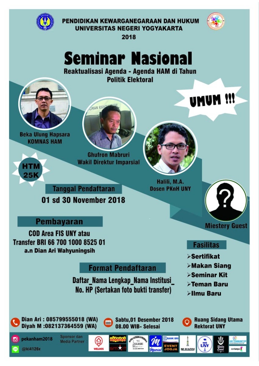 Poster Seminar nasional pekan HAM