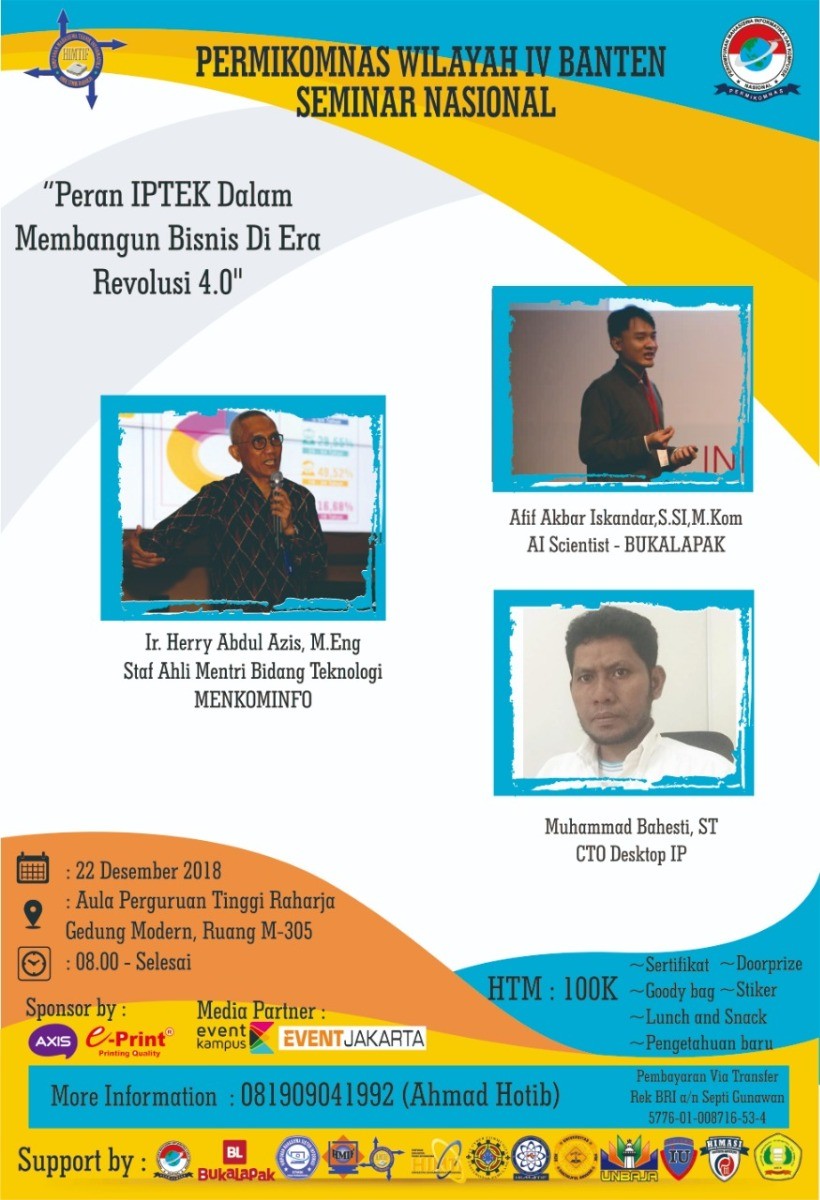 Poster SEMINAR NASIONAL PERMIKOMNAS WILAYAH IV BANTEN