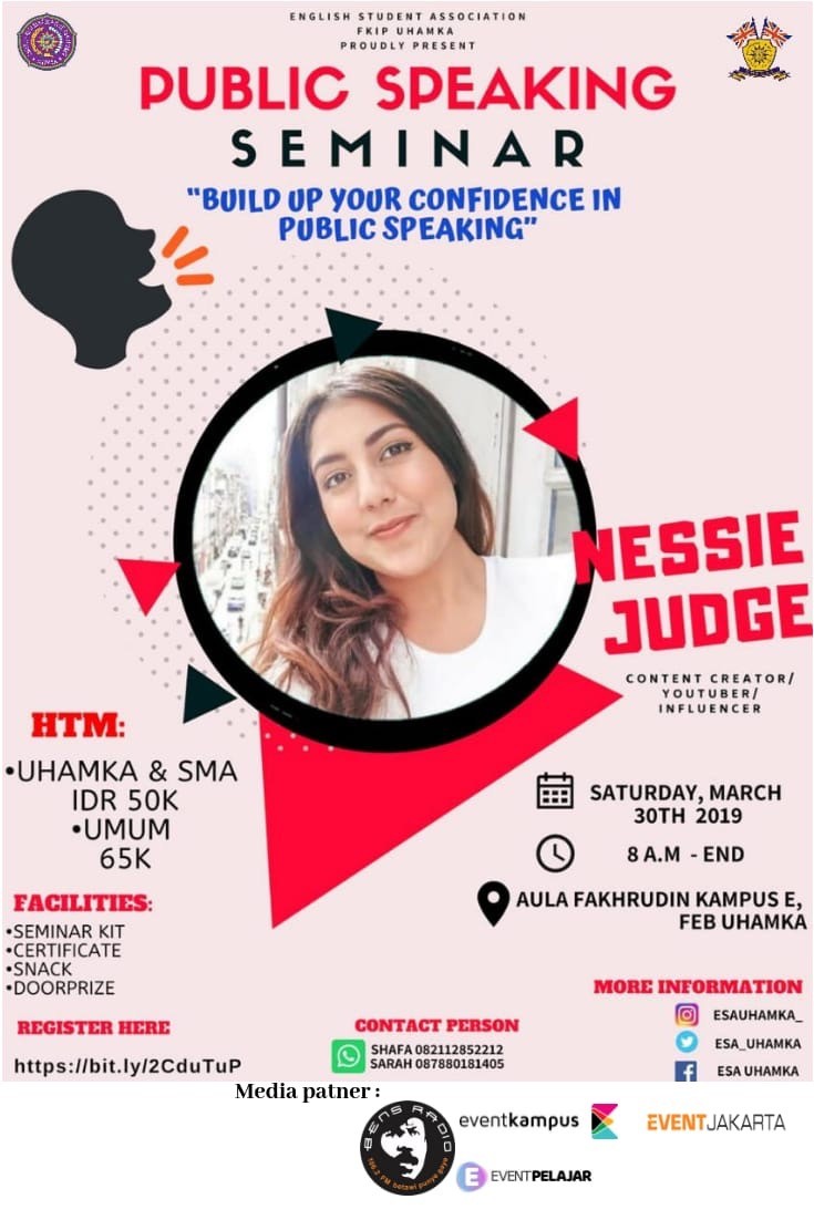 Poster Seminar Public Speaking (Build Up Your Confiedence In Public Speaking)