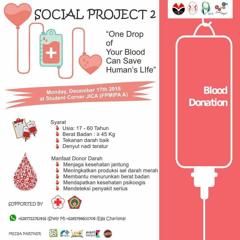 Poster Social Project 2 BEM Himatika 'Identika' UPI