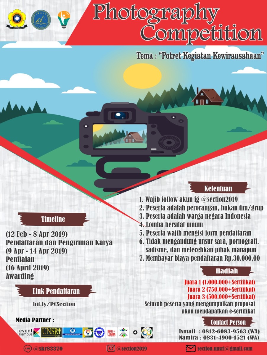 Poster Sriwijaya Entrepreneur Competition (SECTION)