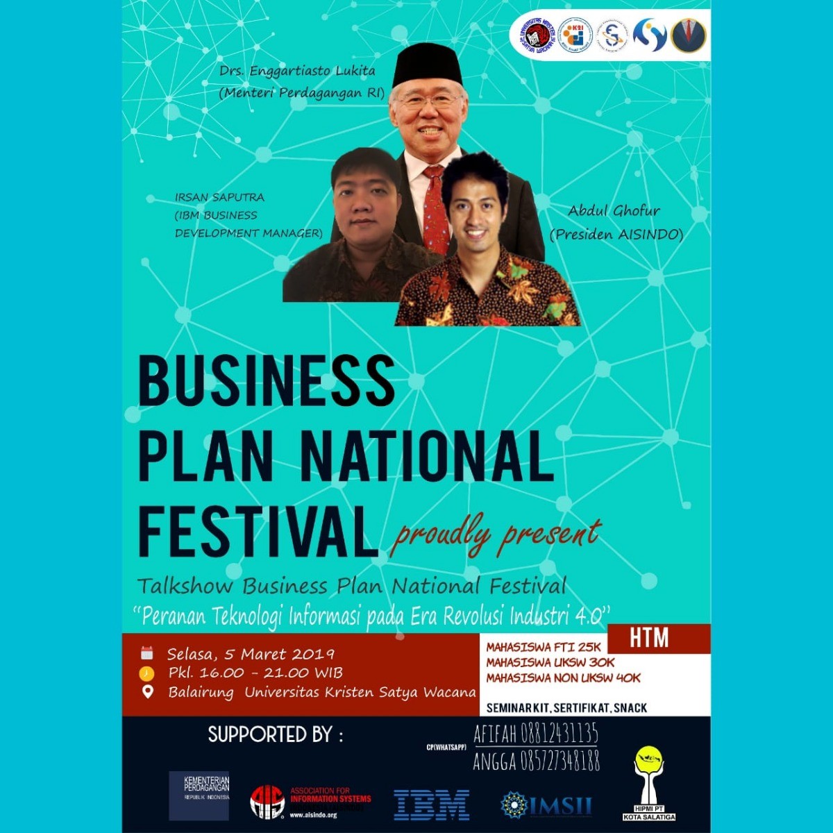 Poster Talkshow Business Plan National Festival 1.0