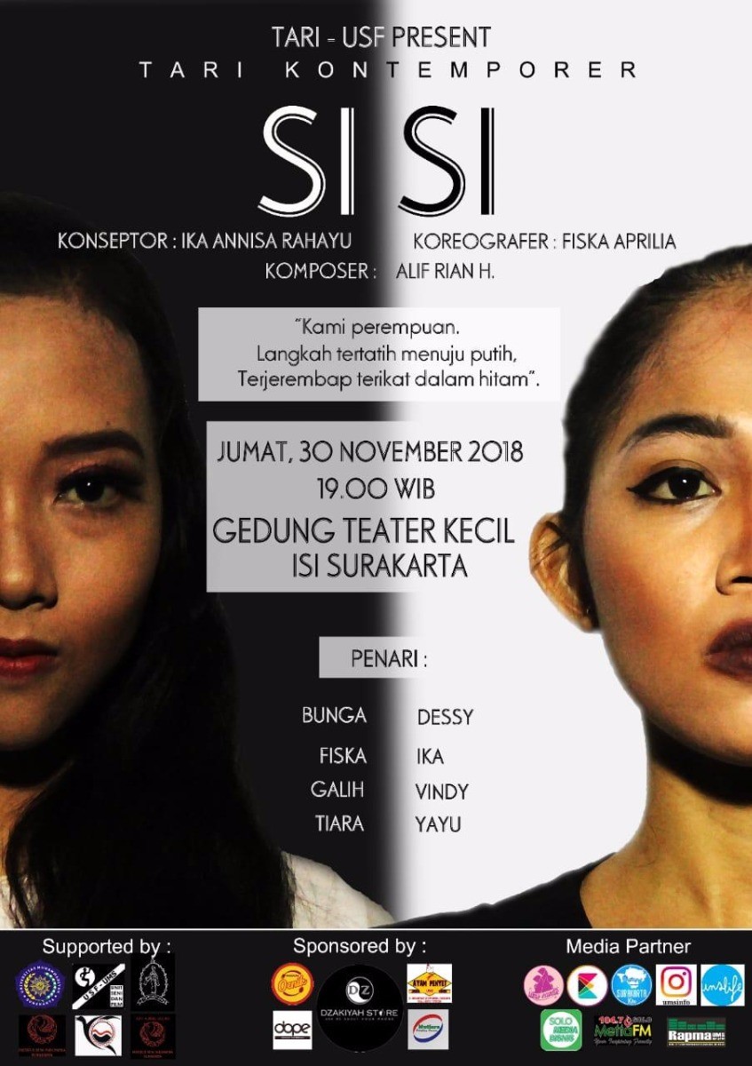 Poster Tari Kontemporer "SISI"