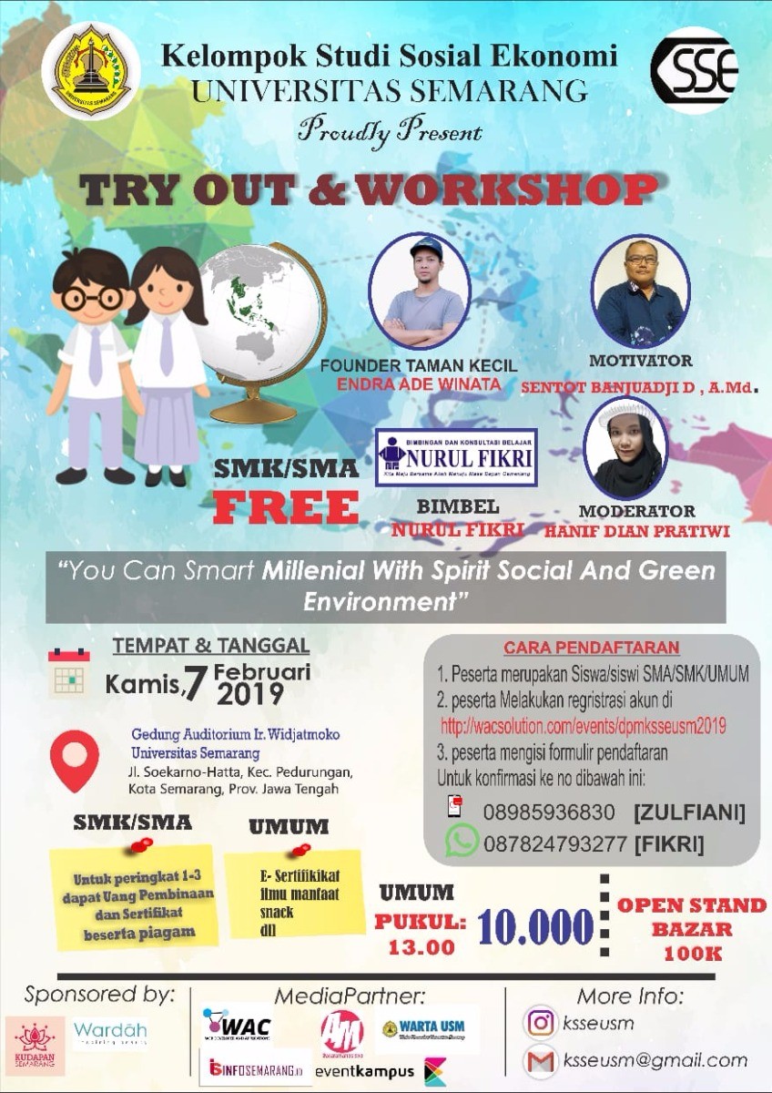 Poster TRY OUT & WORKSHOP