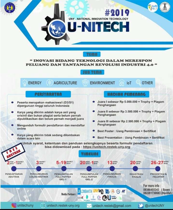 Poster UNITECH - UNY National Innovation Technology