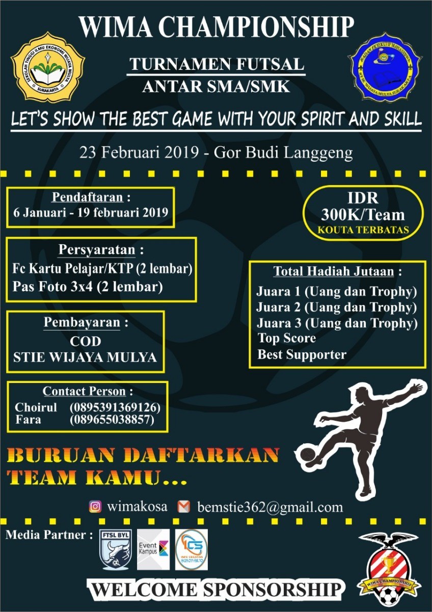 Poster WIMA CHAMPIONSHIP 2019