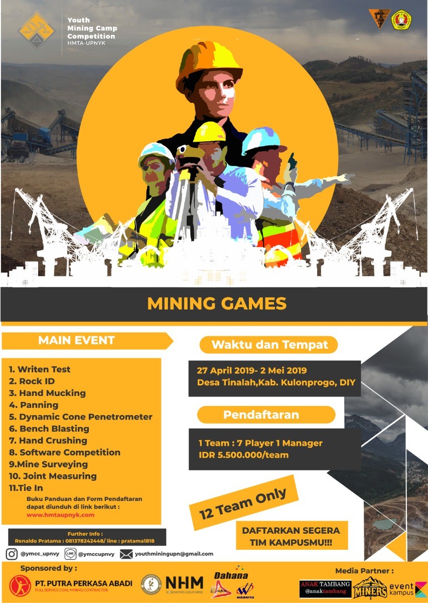 Poster Youth Mining Camp Competition