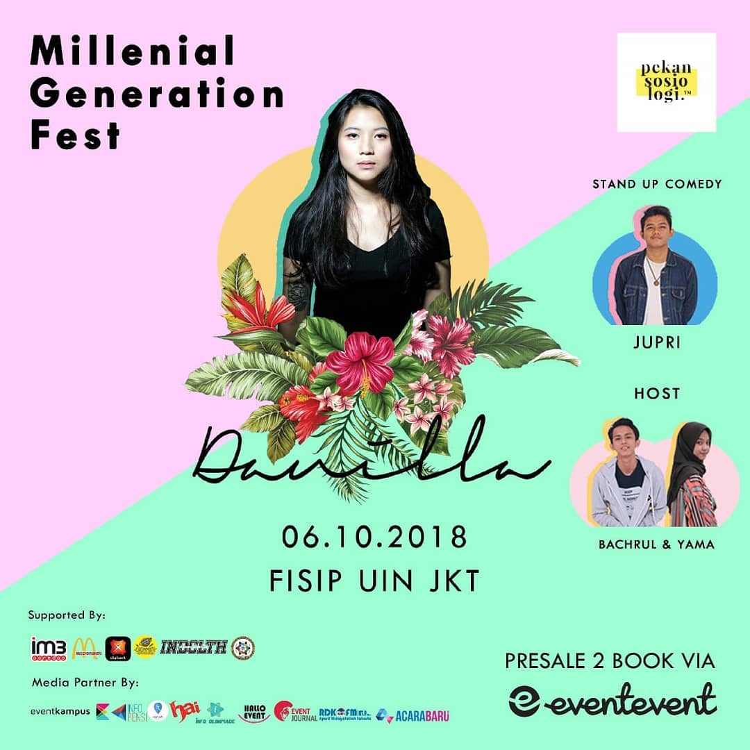 Poster Millenial Generation Festival 2018