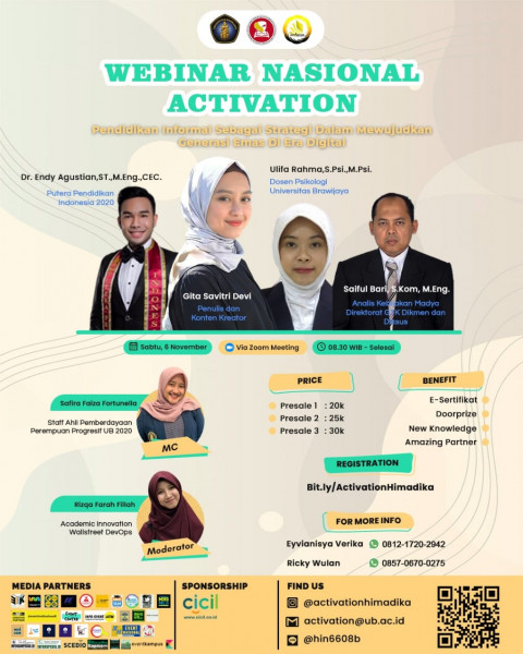 [WEBINAR NASIONAL ACTIVATION 2021]✨