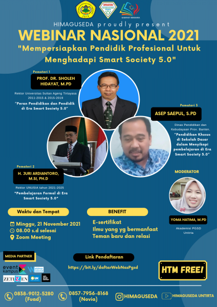 HIMAGUSEDA PROUDLY PRESENT ✨WEBINAR NASIONAL 2021✨