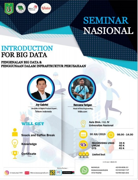 Seminar Nasional Introduction For Big Data