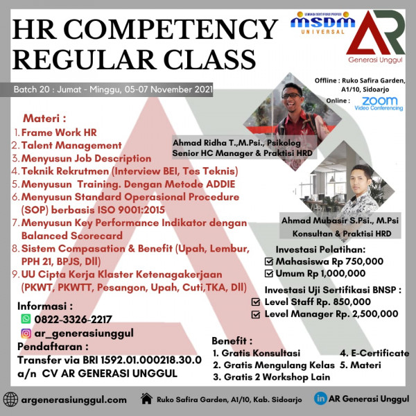 HR Competency Regular Class