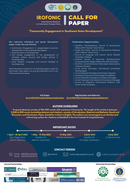 The 6th IROFONIC 2022