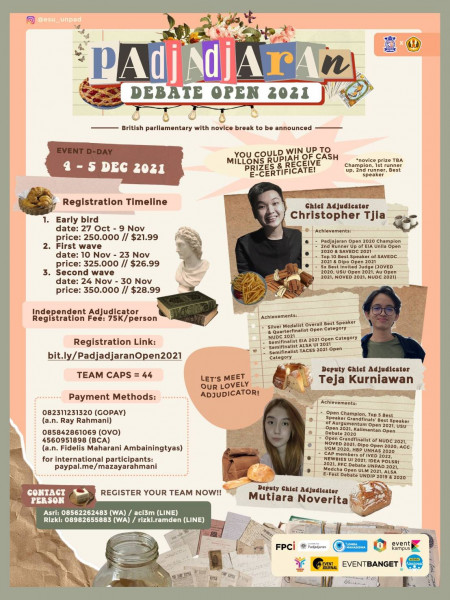 🚀 [PADJADJARAN OPEN 2021] 🚀