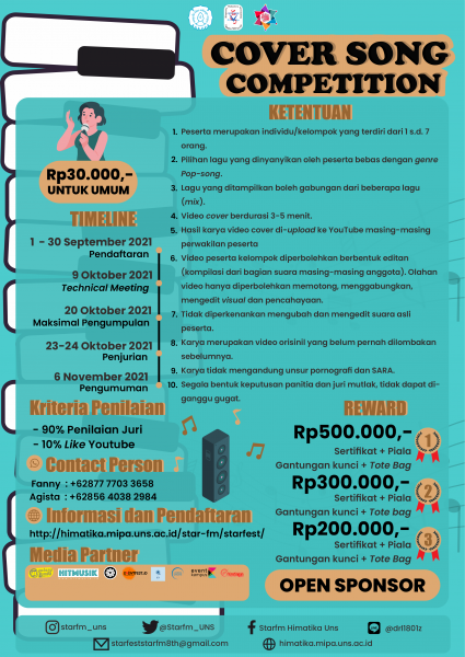 ------------"STAR FEST"-------------  ✨Cover Song Competition✨