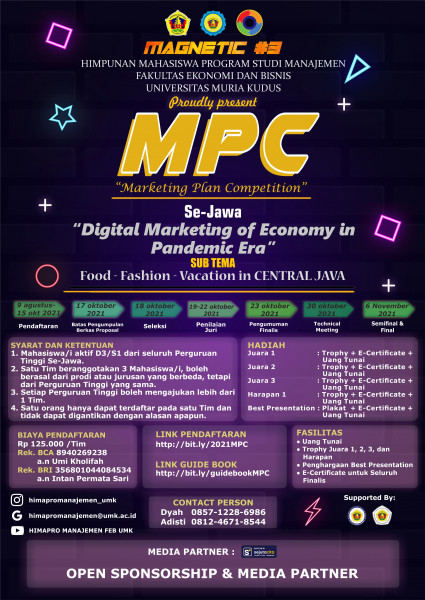 ✨[OPEN REGISTRATION MARKETING PLAN COMPETITION 2021]✨