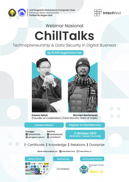 [CHILLTALKS INTECH FEST 2021]