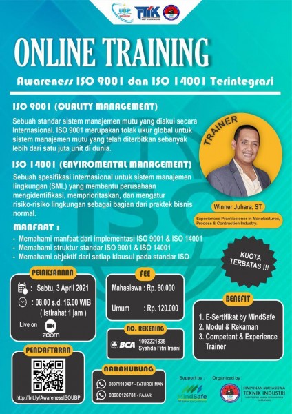 Awareness ISO 9001 & ISO 14001 Terintegras