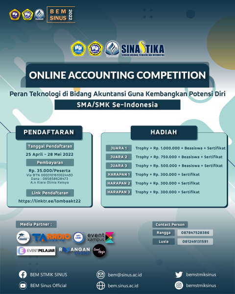 Online Accounting Competition Peran Teknologi Di Bidang Akuntansi Guna Kembangkan