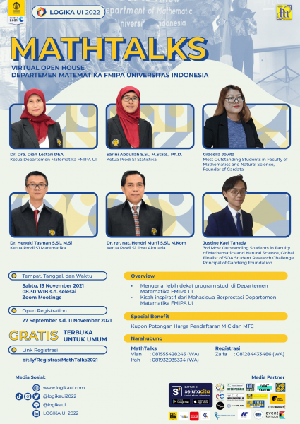 [MATHTALKS: PREPARE YOURSELF FOR YOUR BRIGHT FUTURE]