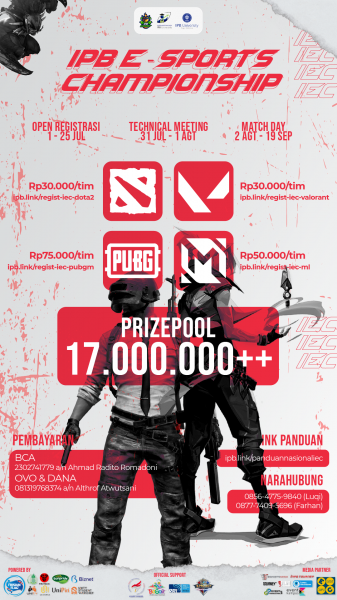 [OPEN REGISTRATION IPB E-SPORTS CHAMPIONSHIP 2021]