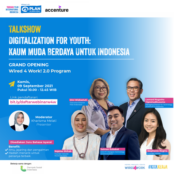 Talkshow Digitalization for Youth: 'Kaum Muda Berdaya'_Plan Indonesia