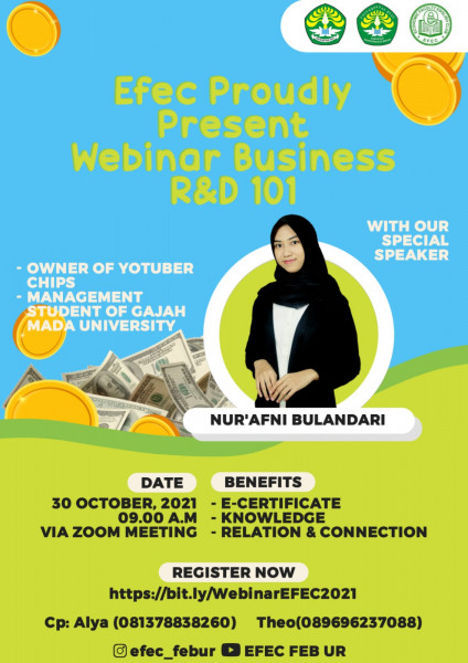 💰 [WEBINAR : BUSINESS R&D 101] 💰