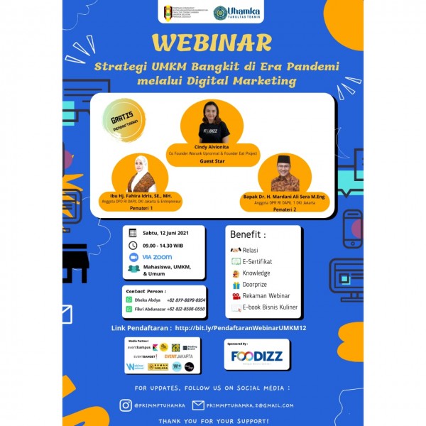 WEBINAR: 𝑺𝑻𝑹𝑨𝑻𝑬𝑮𝑰 𝑼𝑴𝑲𝑴 𝑩𝑨𝑵𝑮𝑲𝑰𝑻 𝑫𝑰 𝑬𝑹𝑨 𝑷𝑨𝑵𝑫𝑬𝑴𝑰 𝑴𝑬𝑳𝑨𝑳𝑼𝑰 𝑫𝑰𝑮𝑰𝑻𝑨𝑳 𝑴𝑨𝑹𝑲𝑬𝑻𝑰𝑵𝑮