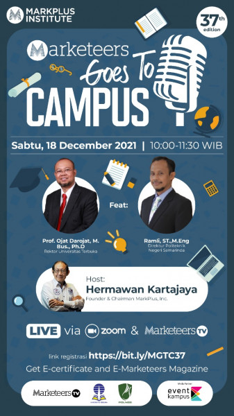 "The 37th  Marketeers Goes to Campus “Entrepreneurial Marketing"
