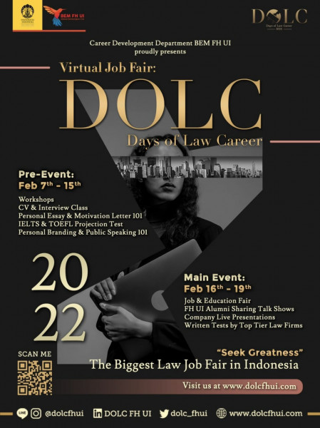 [DOLC 2022: THE BIGGEST LAW JOB FAIR IN INDONESIA]