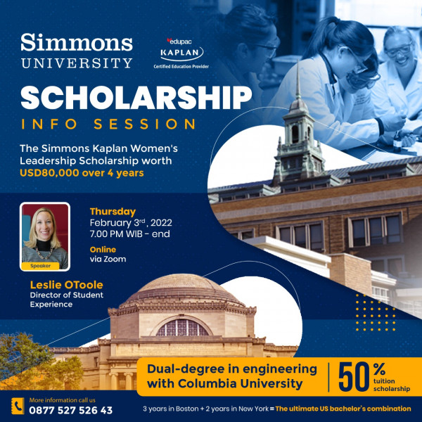 Simmons University Scholarship Info session