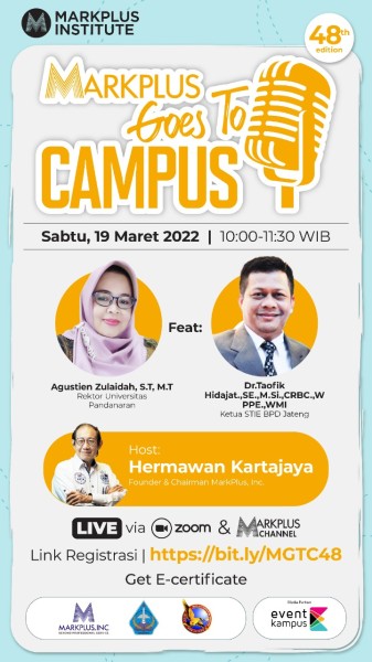The 48th MarkPlus Goes to Campus “Entrepreneurial Marketing".