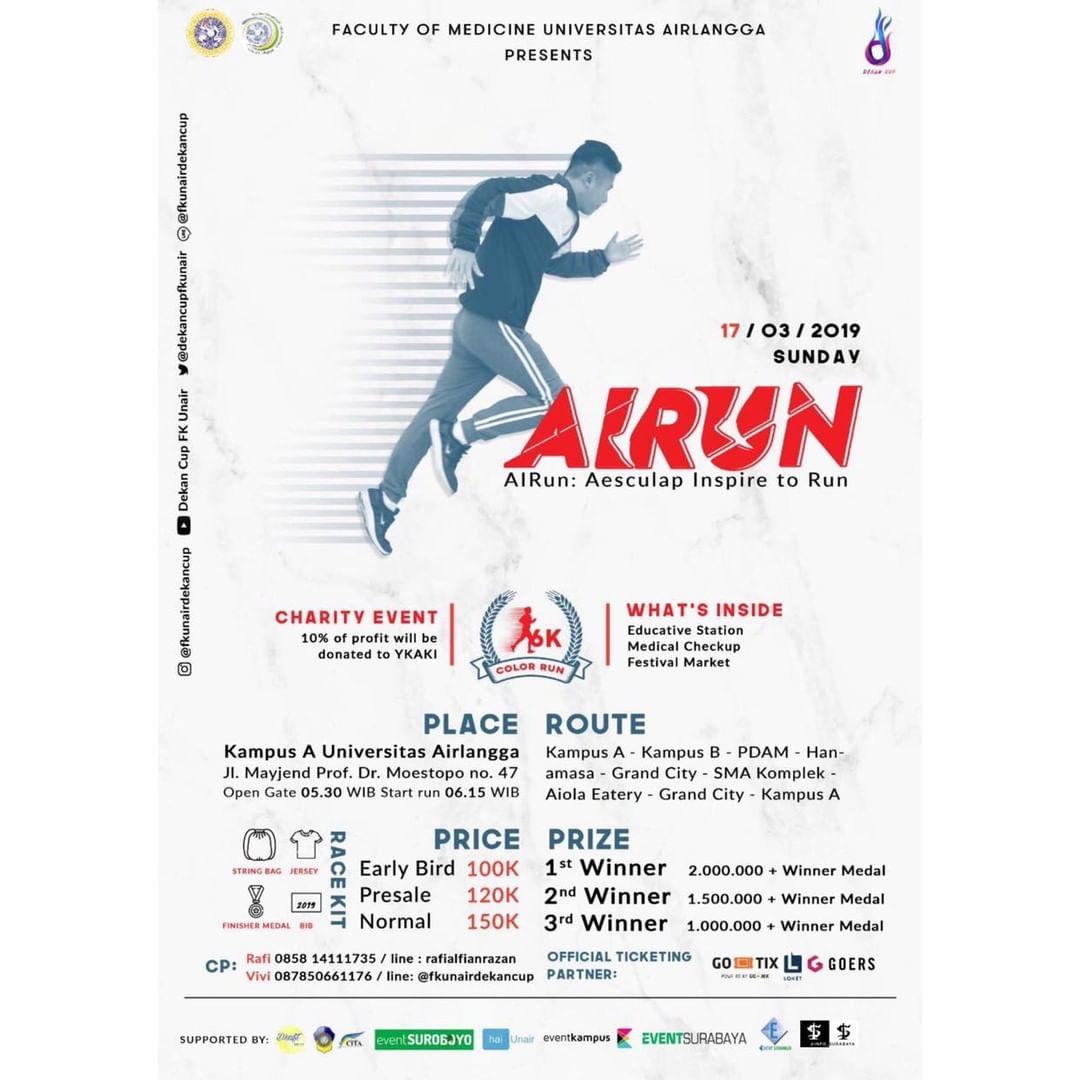 Poster AIRun - Aesculap Inspire to Run