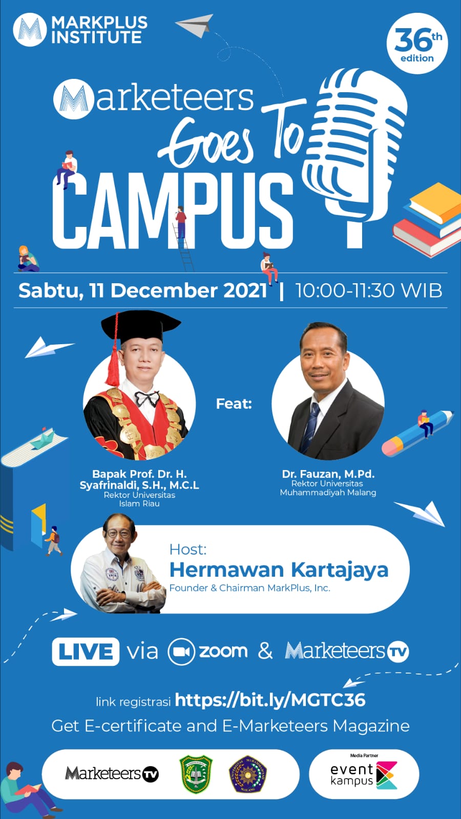 The 36th Marketeers Goes To Campus “Entrepreneurial Marketing" | Event ...