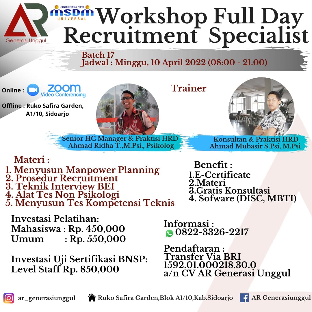 HR Competency Regular Class 2022 Event